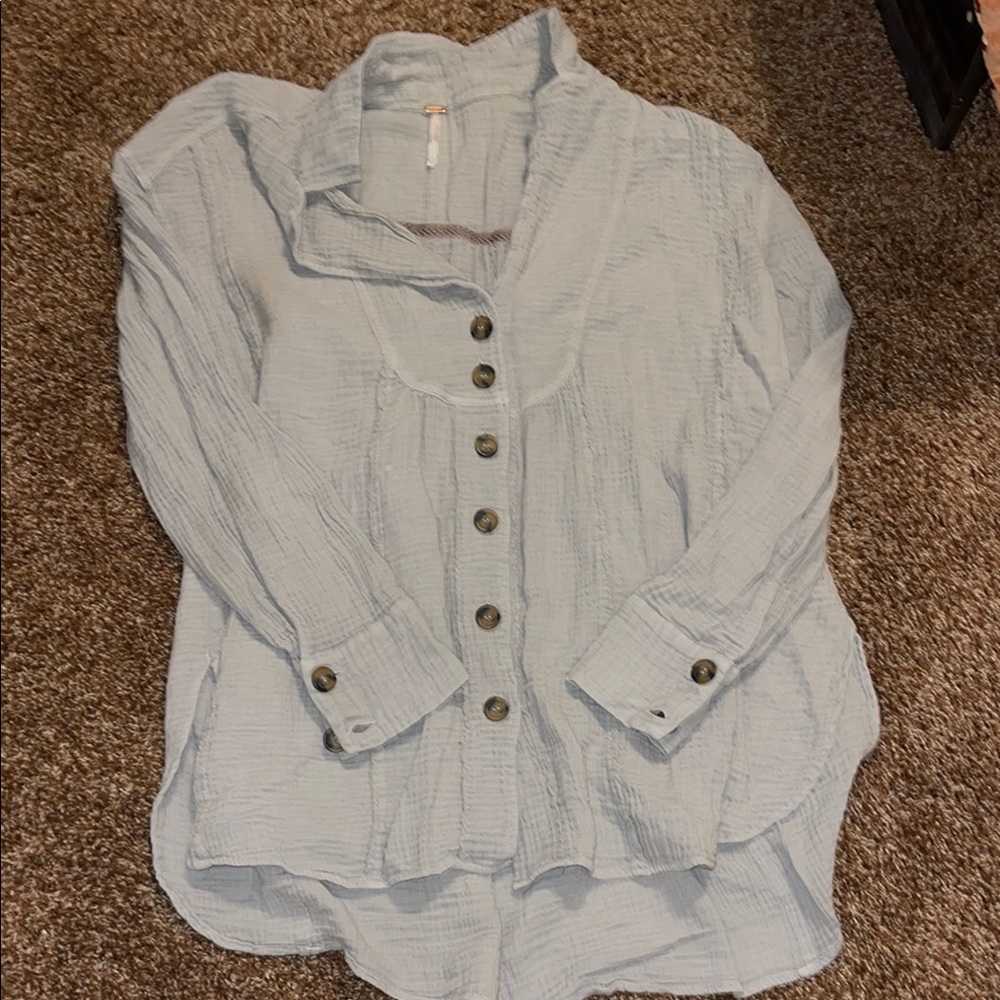 Free people button up